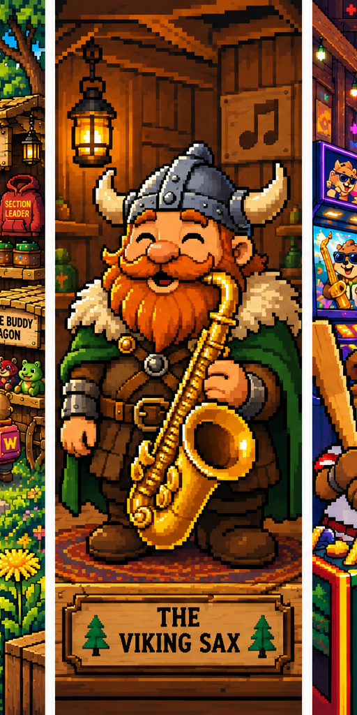Sax Viking mentor portrait